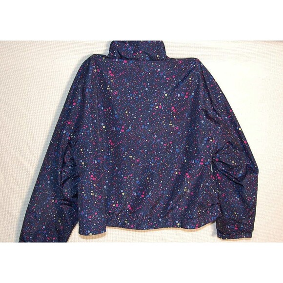 Gap Kids Pullover half button reversible jacket sz S EUC Navy Pink (See Photos) - Picture 2 of 4